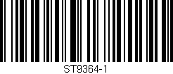 Código de barras (EAN, GTIN, SKU, ISBN): 'ST9364-1'