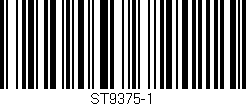 Código de barras (EAN, GTIN, SKU, ISBN): 'ST9375-1'