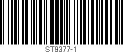 Código de barras (EAN, GTIN, SKU, ISBN): 'ST9377-1'