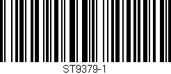 Código de barras (EAN, GTIN, SKU, ISBN): 'ST9379-1'