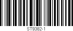 Código de barras (EAN, GTIN, SKU, ISBN): 'ST9382-1'