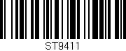 Código de barras (EAN, GTIN, SKU, ISBN): 'ST9411'