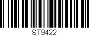 Código de barras (EAN, GTIN, SKU, ISBN): 'ST9422'