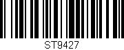 Código de barras (EAN, GTIN, SKU, ISBN): 'ST9427'