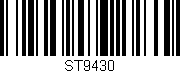 Código de barras (EAN, GTIN, SKU, ISBN): 'ST9430'