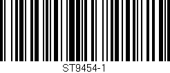Código de barras (EAN, GTIN, SKU, ISBN): 'ST9454-1'