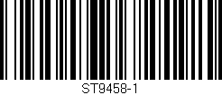 Código de barras (EAN, GTIN, SKU, ISBN): 'ST9458-1'