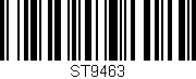 Código de barras (EAN, GTIN, SKU, ISBN): 'ST9463'