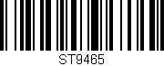 Código de barras (EAN, GTIN, SKU, ISBN): 'ST9465'