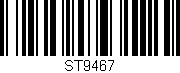 Código de barras (EAN, GTIN, SKU, ISBN): 'ST9467'