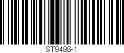 Código de barras (EAN, GTIN, SKU, ISBN): 'ST9486-1'