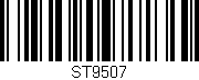 Código de barras (EAN, GTIN, SKU, ISBN): 'ST9507'