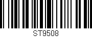 Código de barras (EAN, GTIN, SKU, ISBN): 'ST9508'