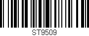 Código de barras (EAN, GTIN, SKU, ISBN): 'ST9509'