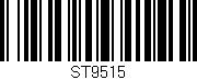 Código de barras (EAN, GTIN, SKU, ISBN): 'ST9515'