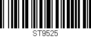 Código de barras (EAN, GTIN, SKU, ISBN): 'ST9525'