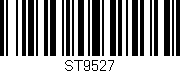 Código de barras (EAN, GTIN, SKU, ISBN): 'ST9527'