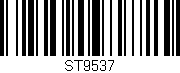 Código de barras (EAN, GTIN, SKU, ISBN): 'ST9537'