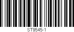 Código de barras (EAN, GTIN, SKU, ISBN): 'ST9545-1'