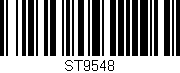 Código de barras (EAN, GTIN, SKU, ISBN): 'ST9548'