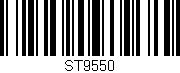 Código de barras (EAN, GTIN, SKU, ISBN): 'ST9550'