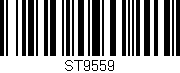 Código de barras (EAN, GTIN, SKU, ISBN): 'ST9559'