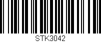 Código de barras (EAN, GTIN, SKU, ISBN): 'STK3042'