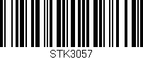 Código de barras (EAN, GTIN, SKU, ISBN): 'STK3057'