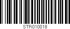 Código de barras (EAN, GTIN, SKU, ISBN): 'STR010018'