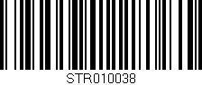 Código de barras (EAN, GTIN, SKU, ISBN): 'STR010038'
