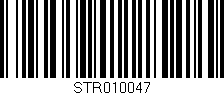Código de barras (EAN, GTIN, SKU, ISBN): 'STR010047'