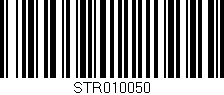 Código de barras (EAN, GTIN, SKU, ISBN): 'STR010050'