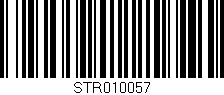 Código de barras (EAN, GTIN, SKU, ISBN): 'STR010057'