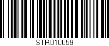 Código de barras (EAN, GTIN, SKU, ISBN): 'STR010059'