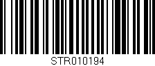 Código de barras (EAN, GTIN, SKU, ISBN): 'STR010194'