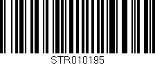 Código de barras (EAN, GTIN, SKU, ISBN): 'STR010195'
