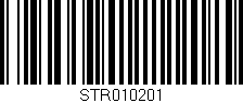 Código de barras (EAN, GTIN, SKU, ISBN): 'STR010201'