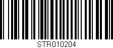 Código de barras (EAN, GTIN, SKU, ISBN): 'STR010204'