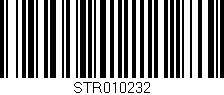 Código de barras (EAN, GTIN, SKU, ISBN): 'STR010232'