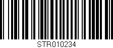 Código de barras (EAN, GTIN, SKU, ISBN): 'STR010234'