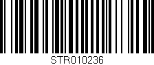 Código de barras (EAN, GTIN, SKU, ISBN): 'STR010236'