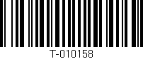 Código de barras (EAN, GTIN, SKU, ISBN): 'T-010158'