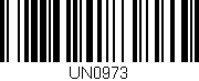 Código de barras (EAN, GTIN, SKU, ISBN): 'UN0973'