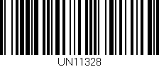 Código de barras (EAN, GTIN, SKU, ISBN): 'UN11328'