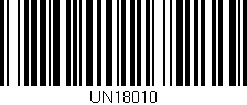 Código de barras (EAN, GTIN, SKU, ISBN): 'UN18010'