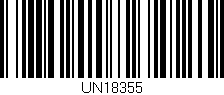 Código de barras (EAN, GTIN, SKU, ISBN): 'UN18355'