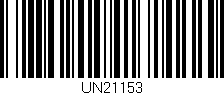 Código de barras (EAN, GTIN, SKU, ISBN): 'UN21153'