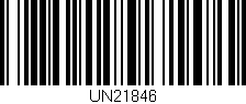 Código de barras (EAN, GTIN, SKU, ISBN): 'UN21846'
