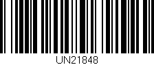 Código de barras (EAN, GTIN, SKU, ISBN): 'UN21848'