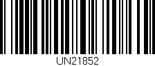 Código de barras (EAN, GTIN, SKU, ISBN): 'UN21852'